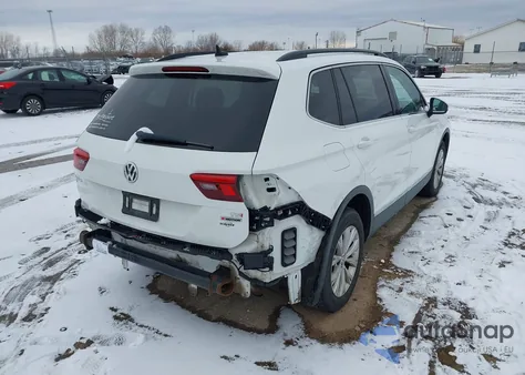 2018 Volkswagen Tiguan 2.0T Se/2.0T Sel z USA, uszkodzony, nr VIN 3VV2B7AX6JM035861